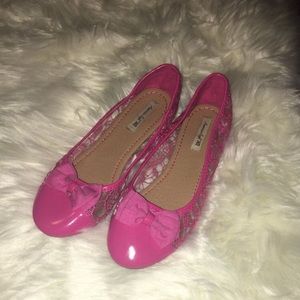 Cute hot pink flats